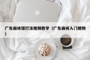 广东麻将馆打法视频教学（广东麻将入门规则）