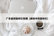 广东麻将碰和杠和摸（麻将中的碰和杠）