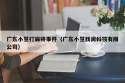 广东小慧打麻将事件（广东小慧找房科技有限公司）