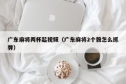 广东麻将两杯起视频（广东麻将2个骰怎么抓牌）